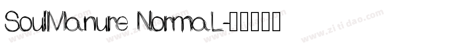 SoulManure NormaL字体转换